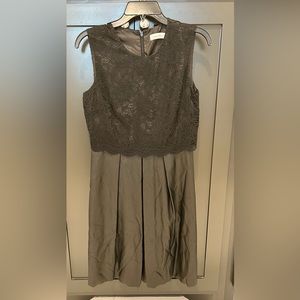 Calvin Klein Pleather and Lace Dress